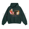 "Hoe Hoe Hoe" Holiday Hoodie – Classic Christmas Slogan Pullover by Dog Mom Hat