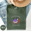 Embroidered Spooky Goose Comfort Colors® T-Shirt – Witchy Silly Goose Lover Tee by Dog Mom Hat