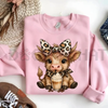 Highland Cow Sweatshirt by Dog Mom Hat