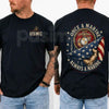 Once A Marine Always A Marine T-Shirt – USMC Veteran Pride Unisex Cotton Graphic Tee