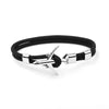 Modern Fashion Airplane Anchor Bracelets Men Charm Rope Chain Paracord Bracelet Women Male Air Force Style Wrap Metal Sport Hook Gift by Stevvex