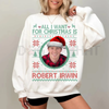 Robert Irwin DWTS 2025 Ugly Christmas Sweatshirt by Dog Mom Hat