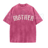 The Matriarch: Mother Gothic Washed Tee – Dark Mystic Graphic Shirt, Vintage Distressed Heavy Cotton Top