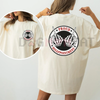 "PROUD DISAPPOINTMENT" Defiant Bone Hand Graphic Crewneck Tee by Dog Mom Hat