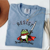 Comfort Colors® Anti-ICE Frog Tee – Portland Activist RESIST Shirt by Dog Mom Hat
