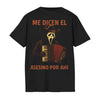"Me Dicen El Asesino Por Ahi" T-Shirt - Funny Horror Movie Villains Accordion Tee, Jason, Freddy, Ghostface, Michael Myers