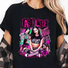AJ LEE Retro T-Shirt - Official "The Crazy Tour" Wrestling Merch, Vintage Fan Apparel