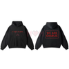 "Wear Red" Unisex Hoodie – Support Apparel, Solid Color Statement Pullover, Casual Cozy Top by Dog Mom Hat