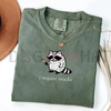 "I Require Snacks" Raccoon T-Shirt by Dog Mom Hat