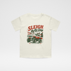 SLEIGH ALL DAY TODDLER CHRISTMAS MONSTER TRUCK TEE - BEIGE by LITTLE RAD THINGS