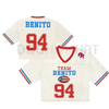 Team Benito Collection Jersey – Puerto Rico Crop Top Football Jersey, Unisex Fan Merch by Dog Mom Hat