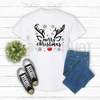 Christmas Reindeer Shirt – Unisex Satirical Political Holiday Tee by Dog Mom Hat