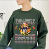 All I Want For Christmas Is Drake Maye Sweatshirt by Dog Mom Hat