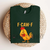 F-Caw-F Chicken Graphic Tee – Funny Rooster Meme Shirt, Unisex Casual Streetwear Top by Dog Mom Hat
