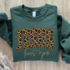 Minimalist "Jesus" Name Sweatshirt by Dog Mom Hat
