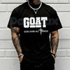 "GOAT" God Over All Things T-Shirt – Christian Streetwear Graphic Tee, Premium 100% Cotton Faith-Based Top, Soft Lived-In Heavyweight Modern Worship Shirt, Made in USA
