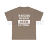 Witty 'I'm Buys*xual' Heavy Cotton Beer Shirt by Dog Mom Hat