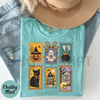 Halloween Cute Ghost Pumpkin Cat Shirt – Retro Ghost Tee, Spooky Cute Fall Outfit, Vintage Halloween Cat Shirt by Dog Mom Hat