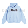 Black "No Cream, No Sugar" Hoodie – Coffee Lover Statement Pullover by Dog Mom Hat