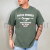 "Just Resting My Eyes" Comfort Colors Funny Dad Shirt by Dog Mom Hat