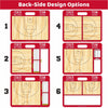 Custom WNBA Basketball Coaching Board 15.7 x 12.6 in (Magnetic) by Hoopsbasket.com