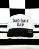 Black bad hair day embroidered Hat by Madness & Mayhem LLC