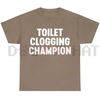 "Toilet Champion" Tee – Funny Gag Gift Shirt by Dog Mom Hat