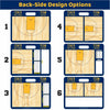 Custom Women's NCAA Basketball Coaching Board 22 x 17.5 in (Magnetic) by Hoopsbasket.com