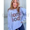 Yarn Homebody Printed Graphic Sweatshirt by Dog Mom Hat