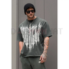 "Revenge" Washed T-Shirt – Oversized Gothic Streetwear Graphic Tee by Dog Mom Hat
