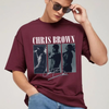 C. Brown Vintage Shirt – Classic Retro Concert Tee for Music Fans by Dog Mom Hat