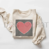 Valentine’s Heart Sweatshirt by Dog Mom Hat