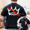 "No Kings in America" T-Shirt - Anti-Monarchy Political Statement Tee, Crown Protest Gift, Unisex Patriotic Graphic
