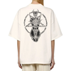 Goat Skull Pentagram Occult T-Shirt – Dark Art Graphic Tee by Dog Mom Hat