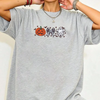 Cutesy Spooky Bows Embroidered T-Shirt – Cute Halloween Tee by Dog Mom Hat