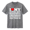 I Love My Super Hot Girlfriend Vintage Washed Tee – Bold Loyalty Slogan T-Shirt, Funny Relationship Streetwear