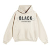 Black No Cream No Sugar Hoodie – Minimalist Coffee Lover Pullover, No-Nonsense Attitude Apparel