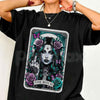 The Bitch Gothic Tarot Card T-Shirt – Funny Middle Finger Unisex Cotton Graphic Tee
