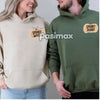 Wifey & Hubby Jason Hoodie – Halloween Couple Outfits, Spooky Wife Husband Pullover