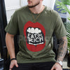 "Eat The Rich" Graphic T-Shirt - Anti-Capitalist Protest Tee, Funny Subversive Streetwear Shirt, Sarcastic Political Statement Apparel