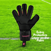 ONEKEEPER VECTOR Junior Black and Pink Kids & Junior Goalkeepers | Removable Finger Saves | Spines Sold Separately