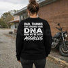 Dad Thanks For Sharing Your DNA Sweatshirt | Sarcastic Dad Gift Crewneck