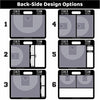 Custom 3x3 Basketball Coaching Board 15.7 x 12.6 in (Magnetic) by Hoopsbasket.com