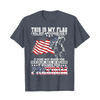 Vintage Patriotic American Flag & Soldier T-Shirt – "Stand for Freedom" Bold Slogan by Dog Mom Hat