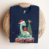 Light Green "Holly Jolly" Tee – Unisex Christmas Holiday Shirt by Dog Mom Hat