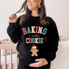 "Baking a Little Cookie" Pregnancy Announcement Sweatshirt by Dog Mom Hat