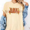 Daughter Embroidered T-Shirt – Sweet Minimalist Tee, Gift for Daughter by Dog Mom Hat