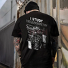 Sarcastic 'I Study Triggernometry' Statement Tee by Dog Mom Hat