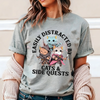 Cats Side Quest Distracted T-Shirt – Funny Tabletop RPG Meme Tee for Men, Women & Kids by Dog Mom Hat
