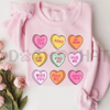 Valentine’s Day Conversation Hearts Sweatshirt by Dog Mom Hat